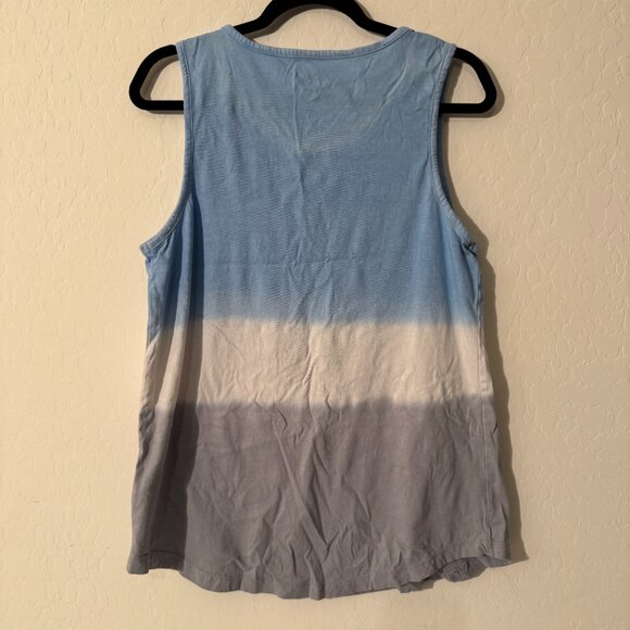 Laid-Back Jamaica One Love Tank Top | Blue Ombre Beach Graphic | Size XL - Picture 3 of 3